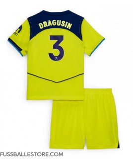 Günstige Tottenham Hotspur Radu Dragusin #3 3rd trikot Kinder 2025-26 Kurzarm (+ Kurze Hosen)